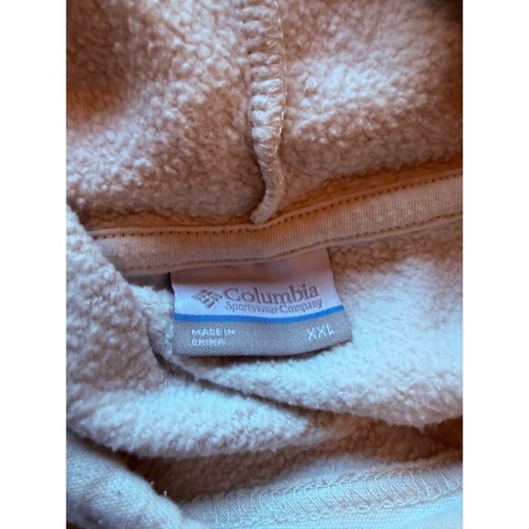 Colombia Men's Saguaro Southwest Desert Graphic Cream Hoodie Size XXL - Picture 5 of 6